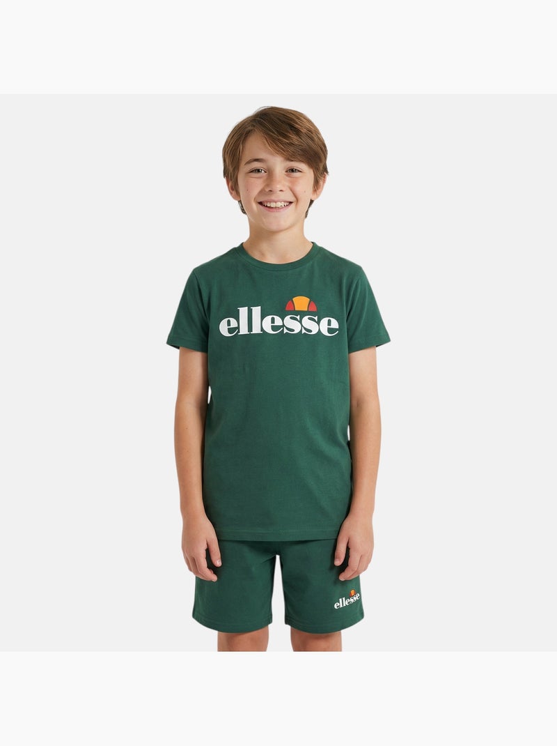 Ellesse - Pack van 2 T-shirts en short  jongen Groen - Kiabi