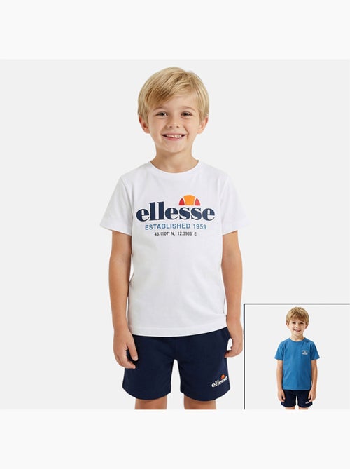 Ellesse - Pack van 2 T-shirts en short jongen - Kiabi Ellesse - Pack van 2 T-shirts en short jongen - Kiabi