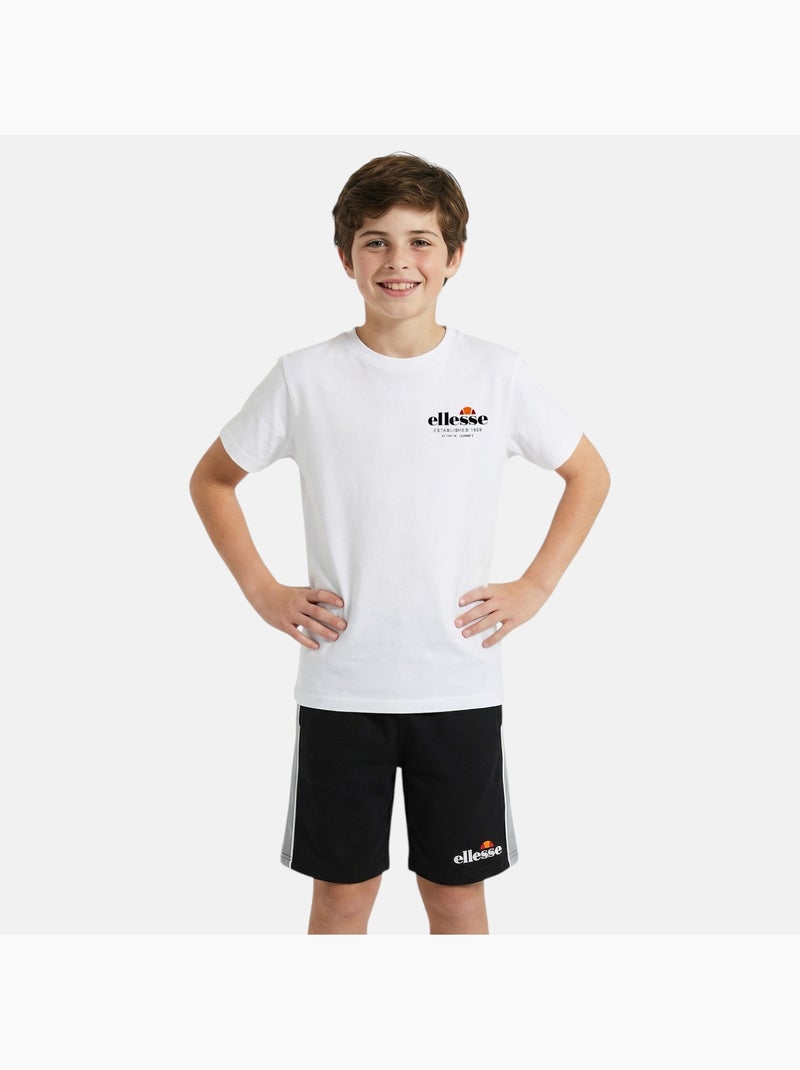 Ellesse - Pack van 2 T-shirts en short  jongen Zwart - Kiabi