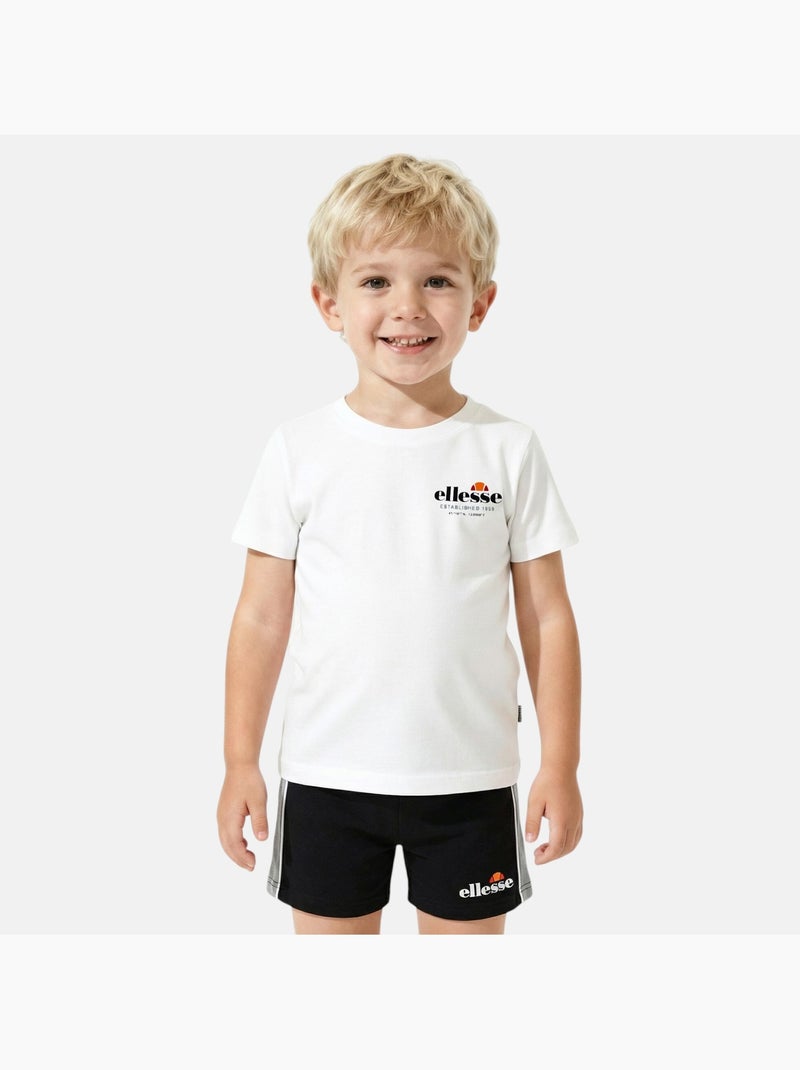 Ellesse - Pack van 2 T-shirts en short  jongen Zwart - Kiabi