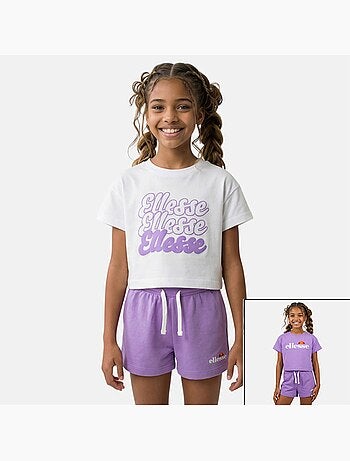 Ellesse - Pack van 2 T-shirts en short meisje