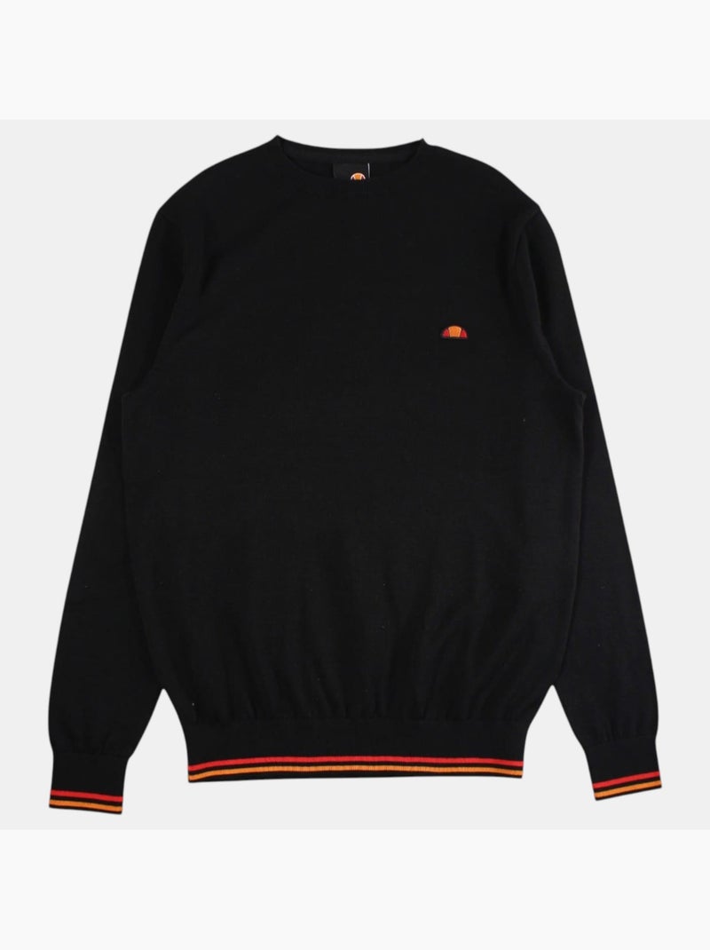 Ellesse - Pull homme style minimaliste et finitions contrast?es Noir - Kiabi