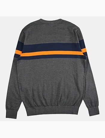 Ellesse - Pull homme style moderne ? bandes contrast?es