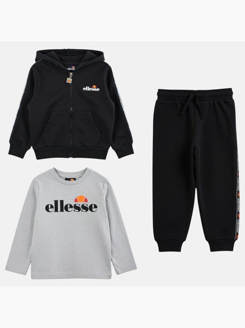 Ellesse - Set 3-delig T-shirt korte mouwen, jas met capuchon en joggingbroek jongen bedrukt - Kiabi