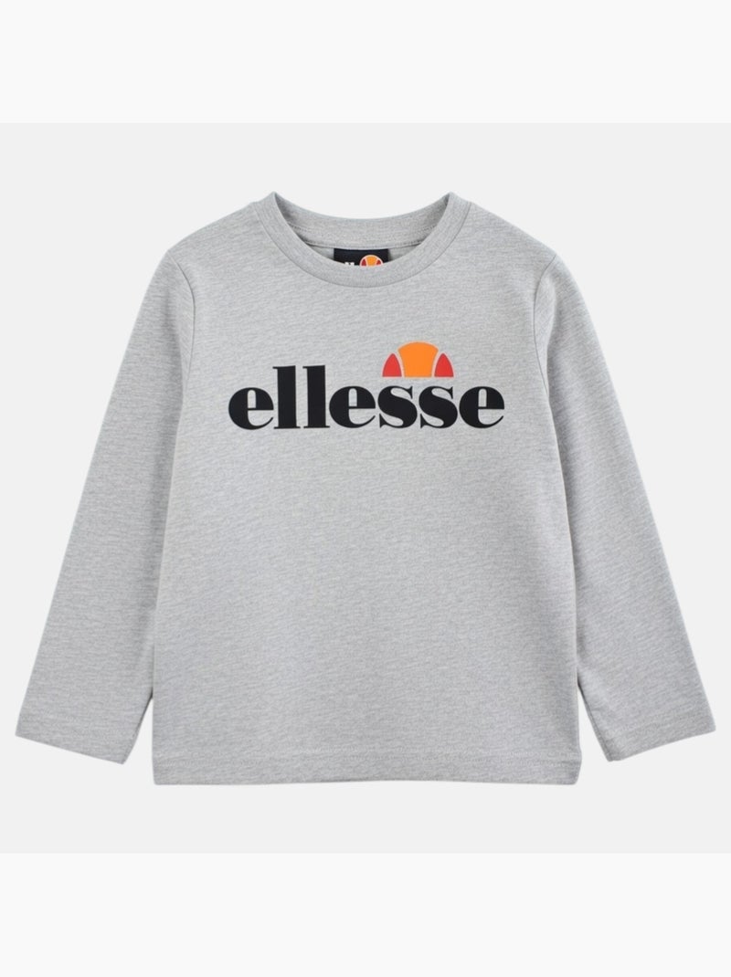 Ellesse - Set 3-delig T-shirt korte mouwen, jas met capuchon en joggingbroek jongen bedrukt Zwart - Kiabi