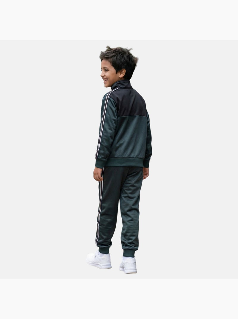 Ellesse - Set jas en joggingbroek jongen bedrukt Groen - Kiabi
