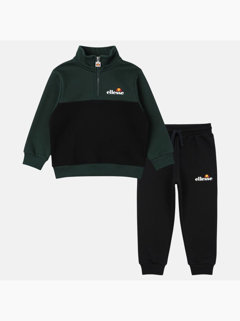 Ellesse - Set jas en joggingbroek jongen bedrukt Groen - Kiabi