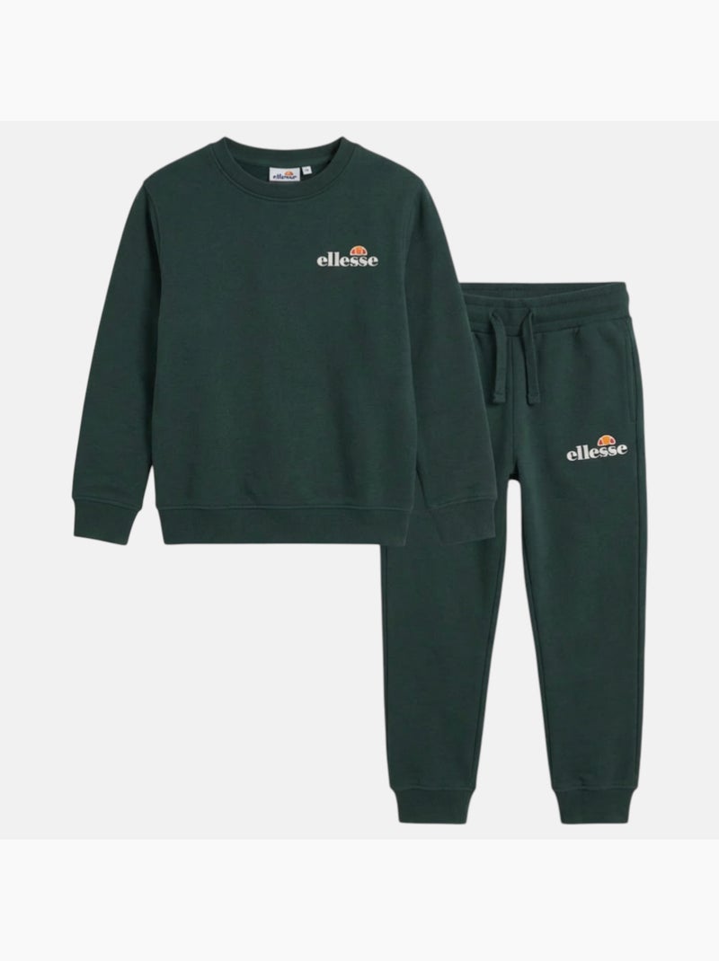 Ellesse - Set sweater en joggingbroek jongen bedrukt Zwart - Kiabi