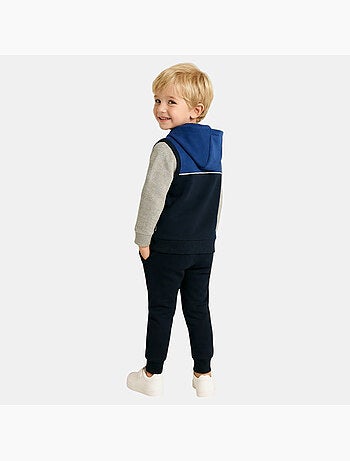 Ellesse - Set T-shirts en broek met gewatteerde jas bedrukt