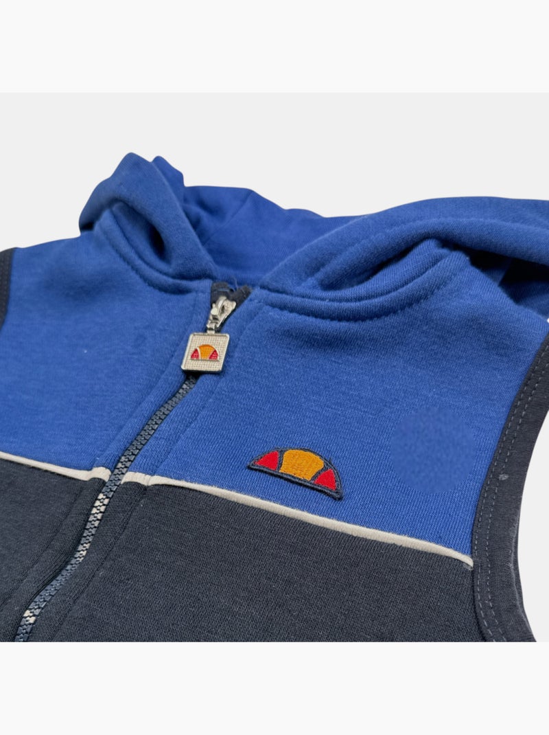 Ellesse - Set T-shirts en broek met gewatteerde jas bedrukt Marineblauw - Kiabi