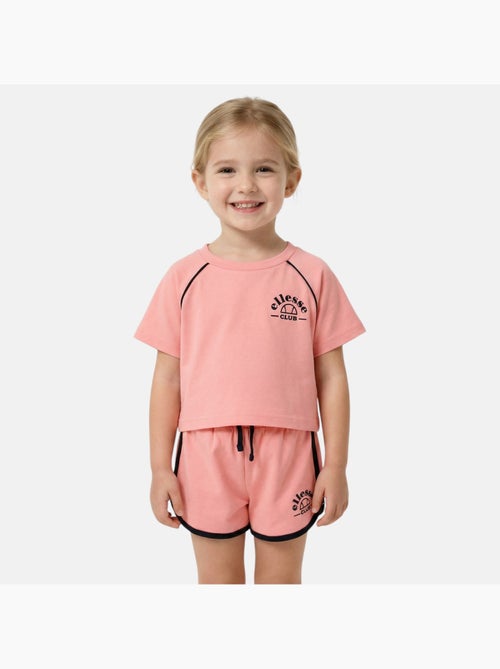 Ellesse - T-shirt avec logo et short fille - Kiabi