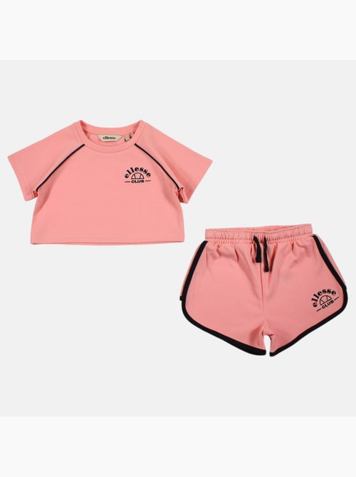 Ellesse - T-shirt avec logo et short fille - Kiabi