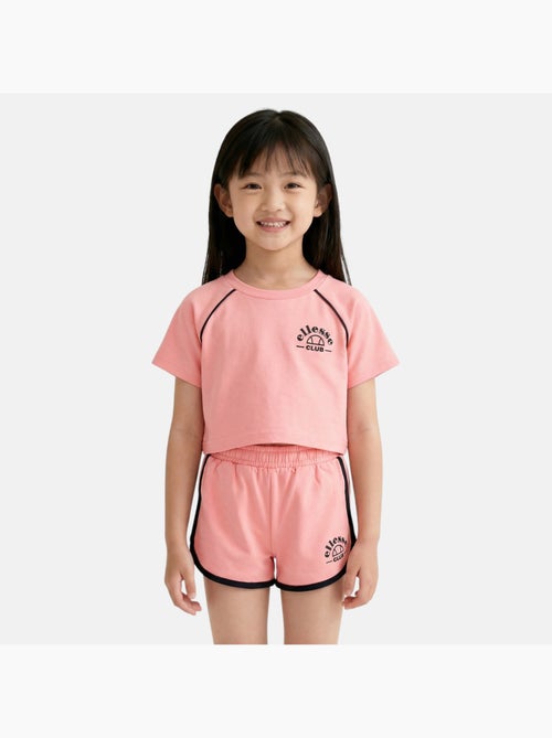 Ellesse - T-shirt avec logo et short fille - Kiabi