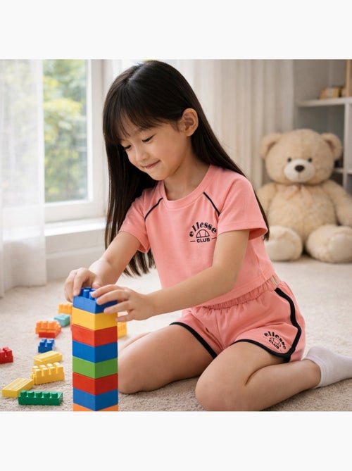 Ellesse - T-shirt avec logo et short fille - Kiabi