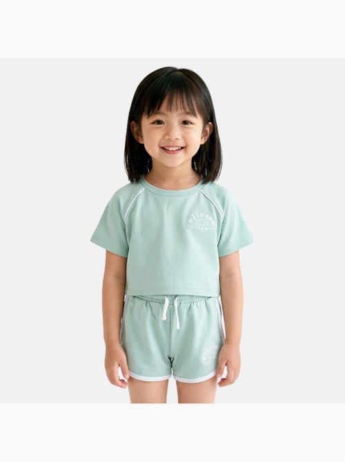 Ellesse - T-shirt avec logo et short fille - Kiabi