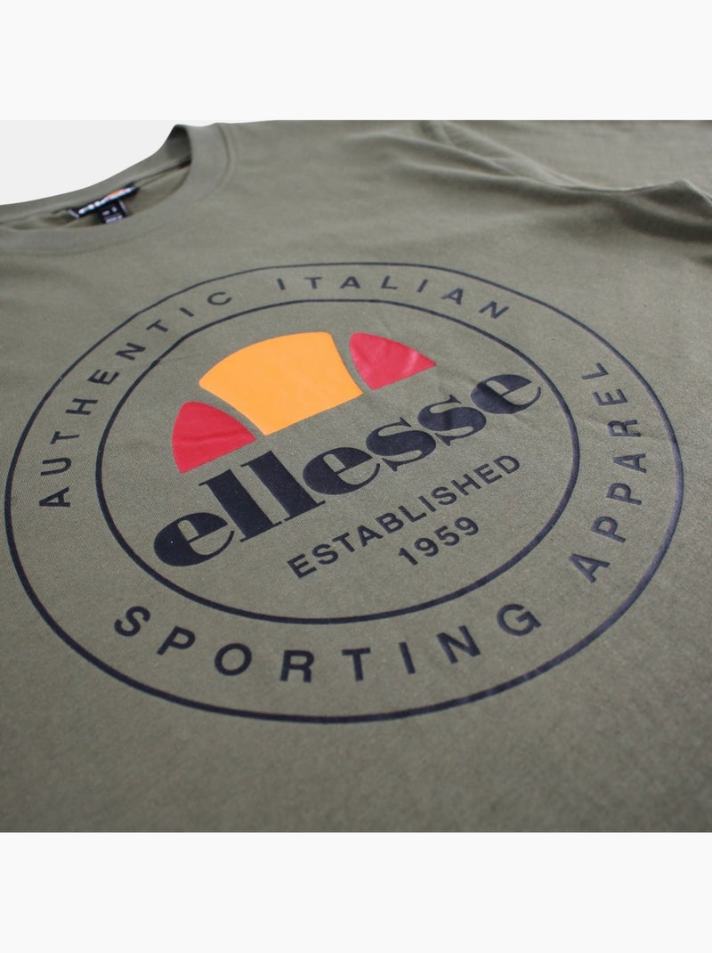 Ellesse - T-shirt korte mouwen heren bedrukt Kaki - Kiabi