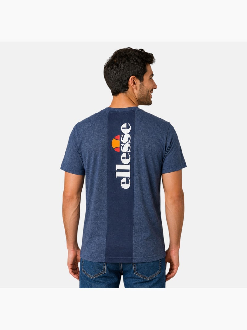 Ellesse - T-shirt korte mouwen heren bedrukt Marineblauw - Kiabi