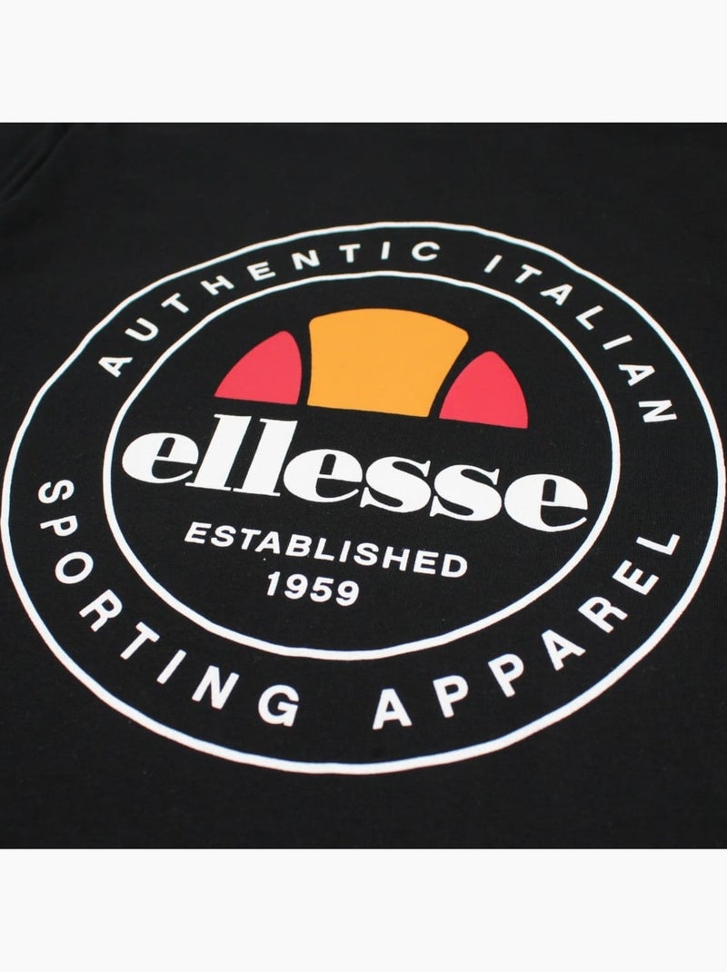 Ellesse - T-shirt korte mouwen heren bedrukt Zwart - Kiabi