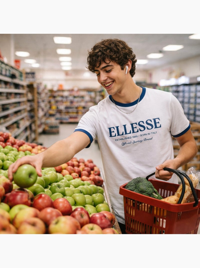 Ellesse - T-shirt korte mouwen  heren Wit - Kiabi