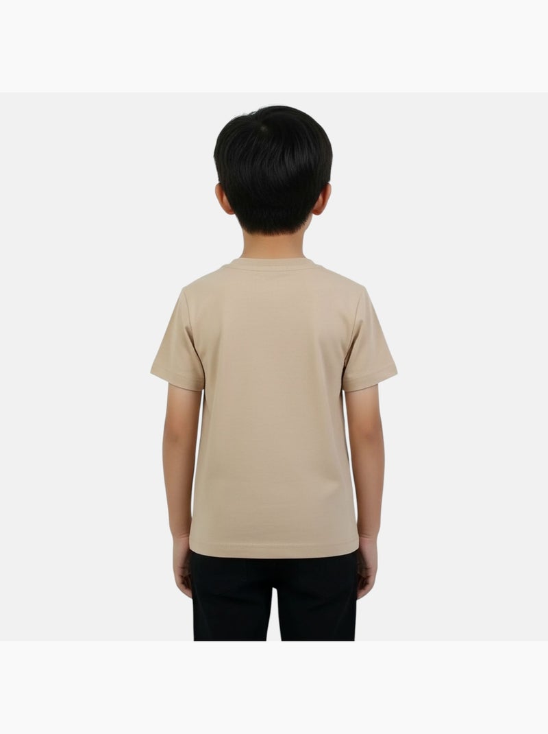 Ellesse - T-shirt korte mouwen  jongen Beige - Kiabi
