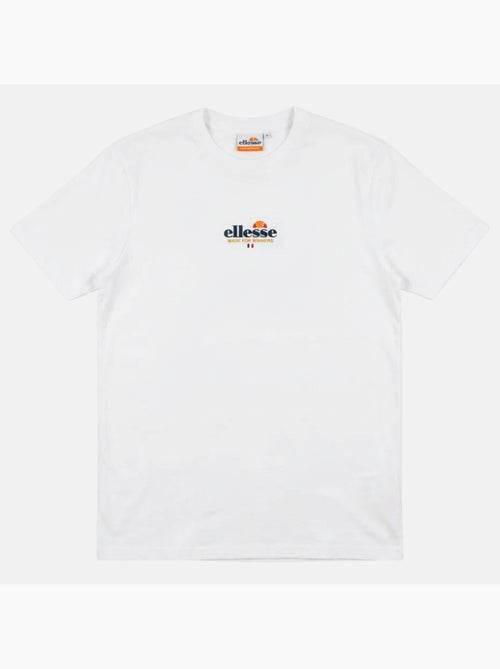Ellesse - t-shirt manches courtes, col rond et détails brodés - Kiabi
