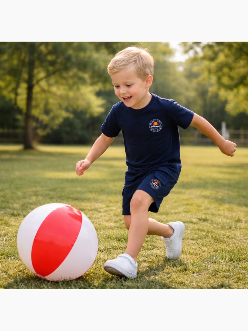 Ellesse - T-shirt manches courtes garçon et short Bleu marine - Kiabi