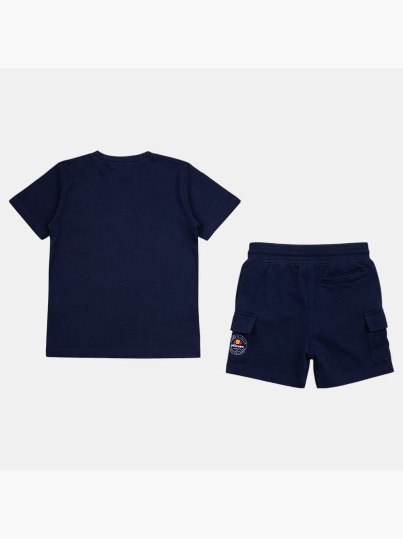 Ellesse - T-shirt manches courtes garçon et short Bleu marine - Kiabi