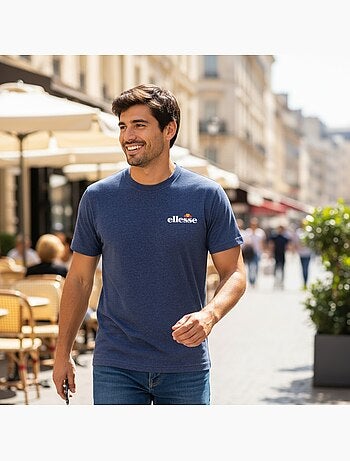 Ellesse - T-shirt manches courtes homme à imprimé