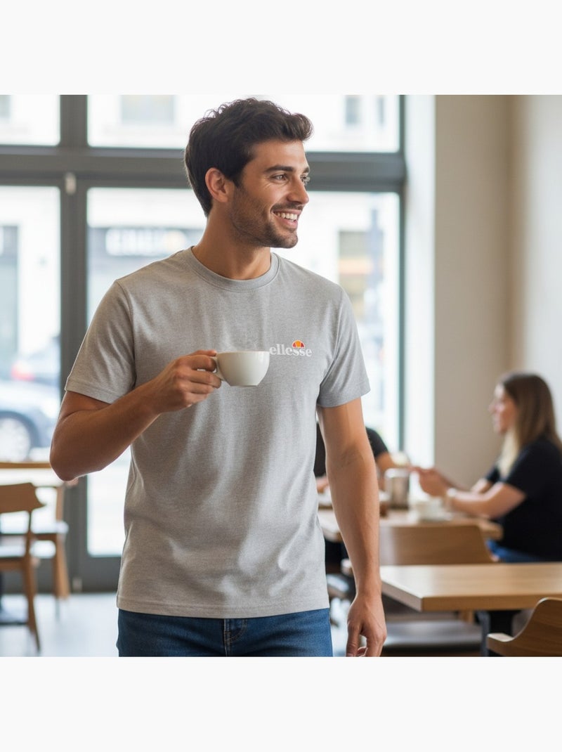 Ellesse - T-shirt manches courtes homme à imprimé Gris - Kiabi
