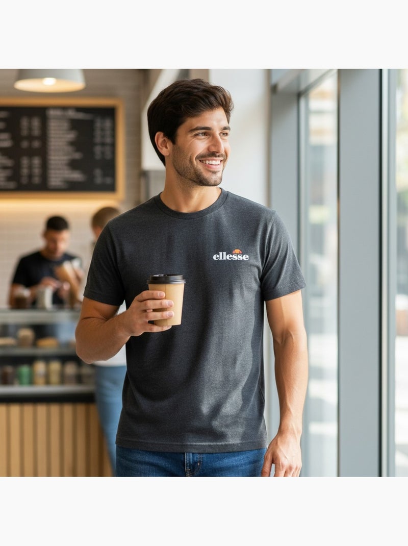 Ellesse - T-shirt manches courtes homme à imprimé Gris - Kiabi