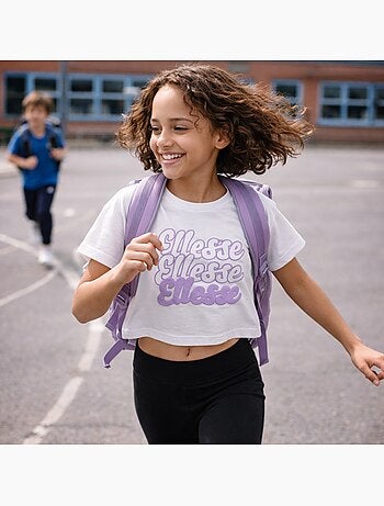 Ellesse - Top manches courtes Fille avec imprimé