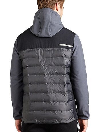 Ellesse aurunci grijze gewatteerde jas voor heren