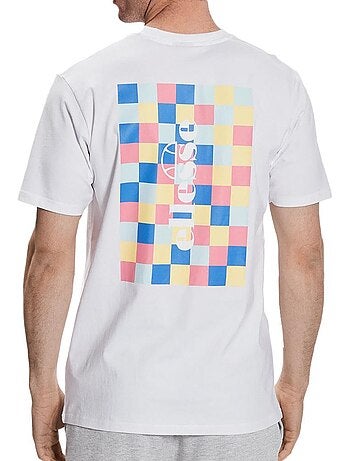 Ellesse chello t-shirt voor heren - wit/geel