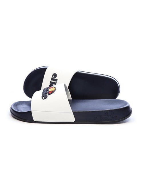 Ellesse Eric Heren Slippers Wit/Marine - Kiabi Ellesse Eric Heren Slippers Wit/Marine - Kiabi