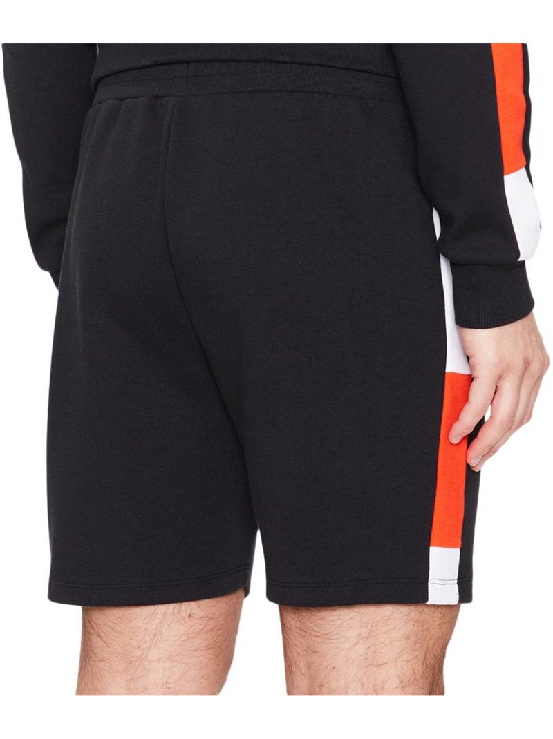 Ellesse Farnia Korte Broek Zwart voor Heren Zwart Rood Wit - Kiabi