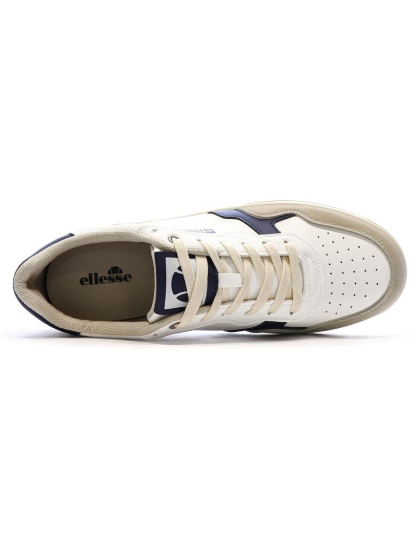 Ellesse PANSIT Witte Heren Sneakers Wit - Kiabi