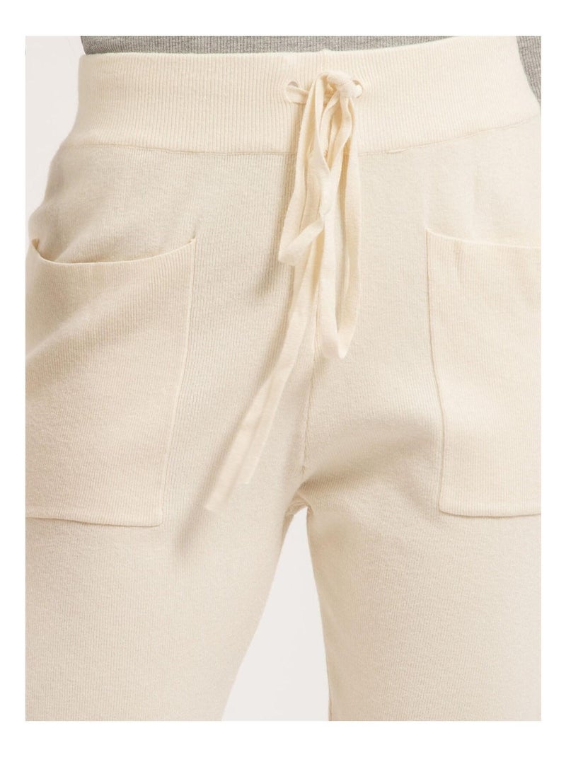 Elsa gebreide joggingbroek Beige - Kiabi