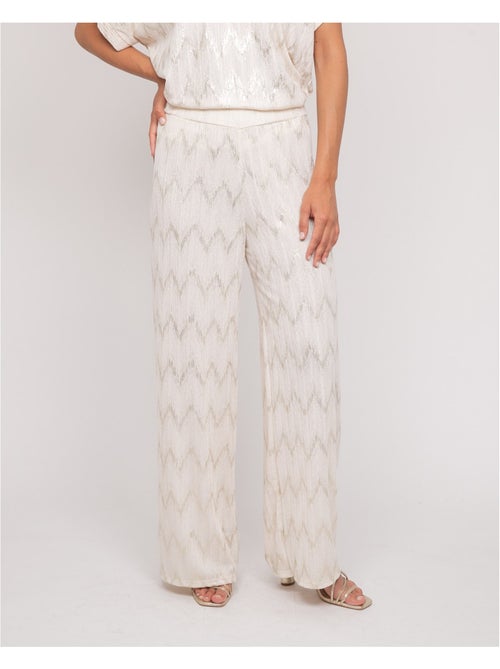 EMANTINE getextureerde soepele broek - Kiabi EMANTINE getextureerde soepele broek - Kiabi