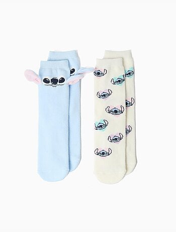 Emballez 2 paires de chaussettes « stitch » —©disney, mo fashion