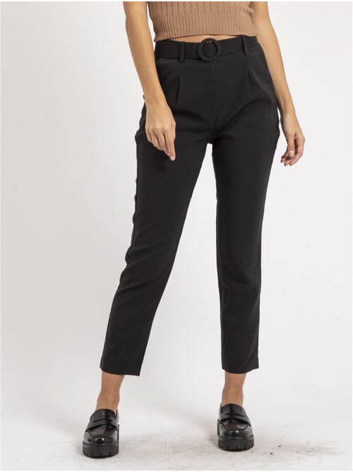 EMILIAN broek met riem - Kiabi