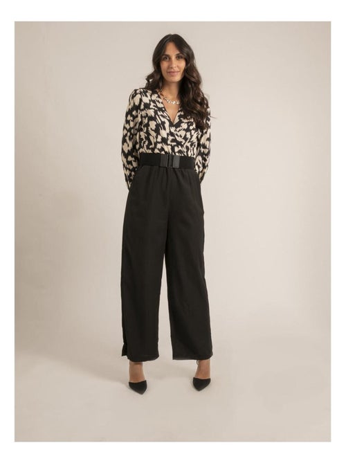 Emilor jumpsuit met riem - Kiabi