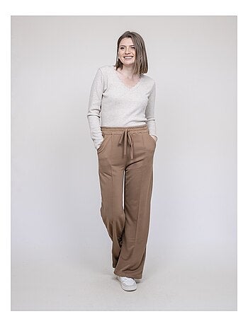 Enaelle joggingbroek met rechte pijpen