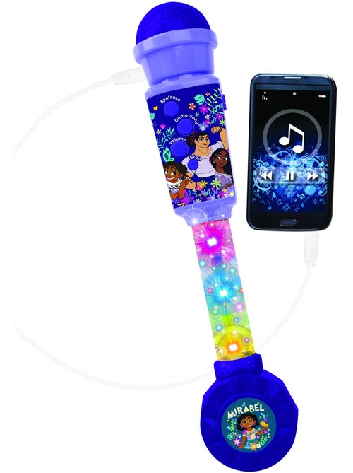 Encanto trendy verlichtingsmicrofoon met luidspreker (aux-in), melodieën en geluidseffecten - Kiabi Encanto trendy verlichtingsmicrofoon met luidspreker (aux-in), melodieën en geluidseffecten - Kiabi