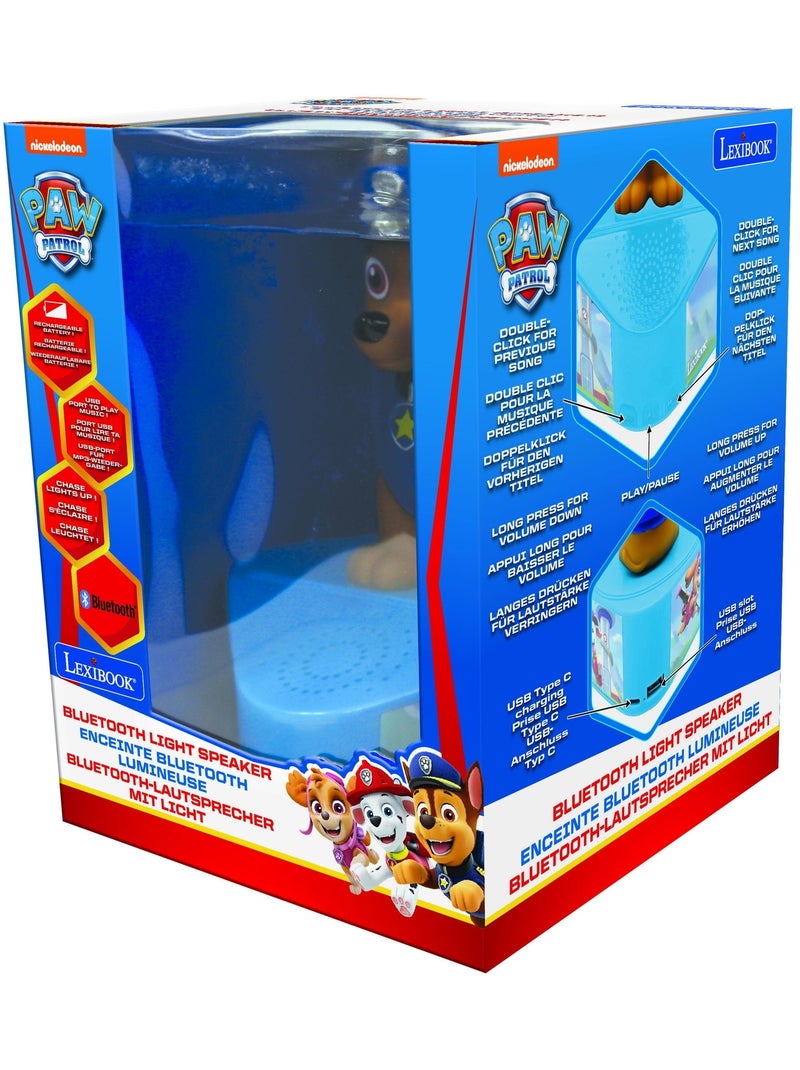 Enceinte bluetooth avec figurine lumineuse de chase Bleu - Kiabi