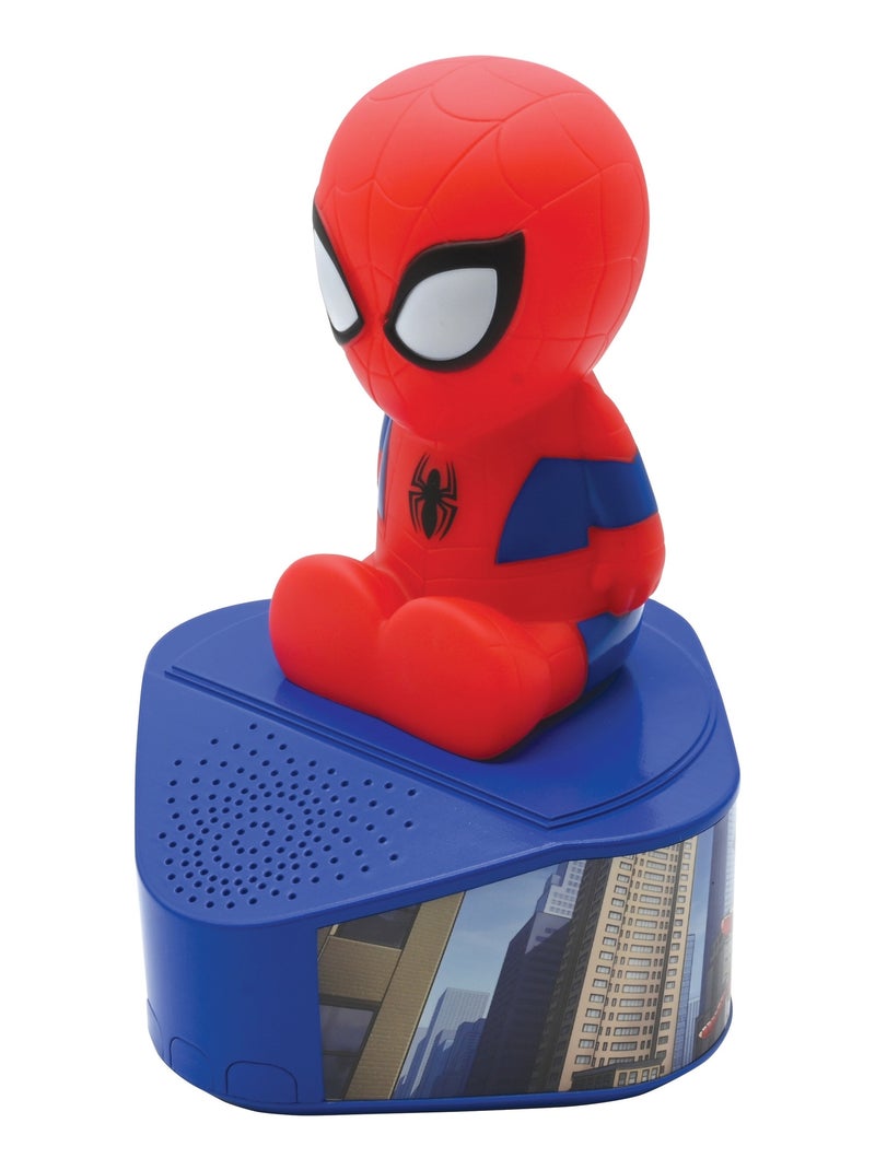 Enceinte bluetooth avec figurine lumineuse de spiderman Bleu - Kiabi