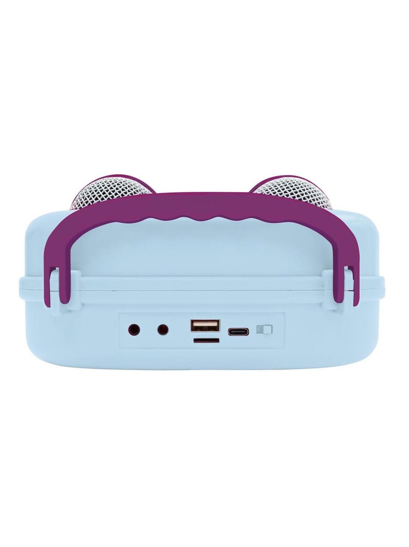 Enceinte bluetooth frozen avec micros Violet - Kiabi