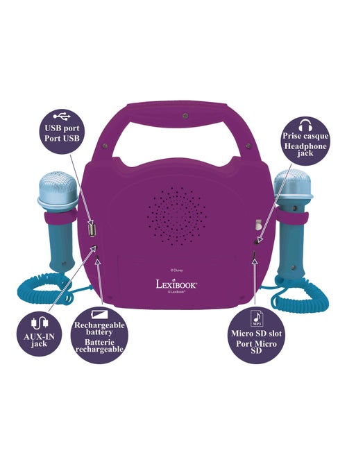 Enceinte bluetooth la reine des neiges avec micros - Kiabi Enceinte bluetooth la reine des neiges avec micros - Kiabi
