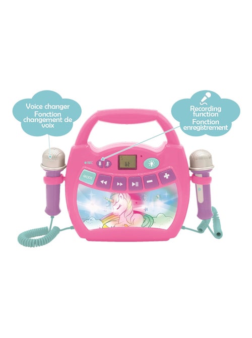 Enceinte bluetooth licorne avec micros - Kiabi Enceinte bluetooth licorne avec micros - Kiabi