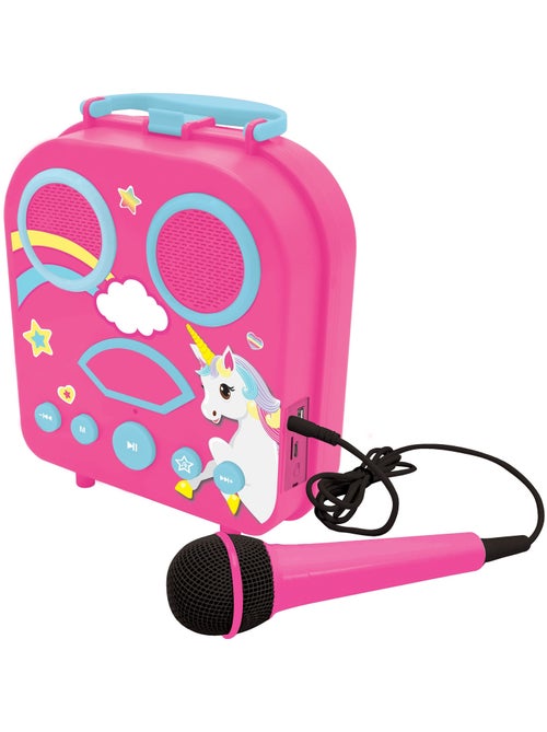 Enceinte bluetooth licorne avec micros - Kiabi Enceinte bluetooth licorne avec micros - Kiabi