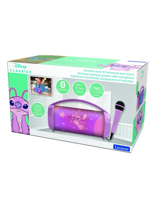 Enceinte bluetooth lumineuse avec micro angel stitch - Kiabi Enceinte bluetooth lumineuse avec micro angel stitch - Kiabi